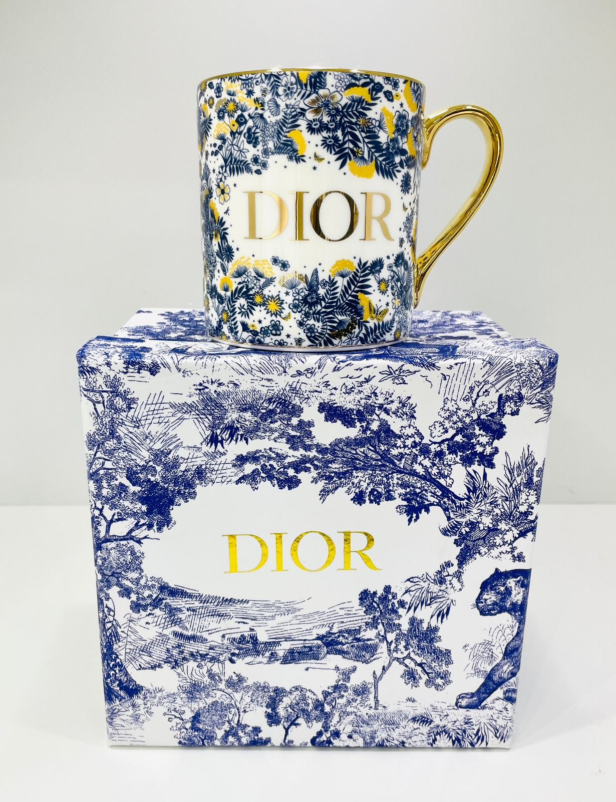 Dior single Blue and white Mug